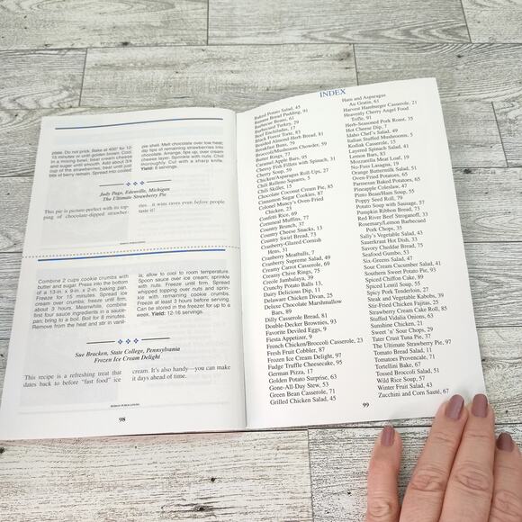 Taste of Home Family Favorites RECIPE CARD Style Cookbook Booklet 2002 - Picture 6 of 10